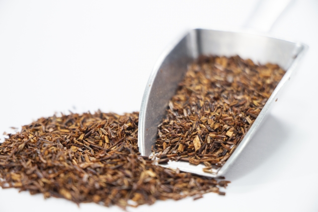 Rooibos tea leaves