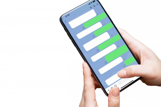 LINEでの頻繫なやり取り